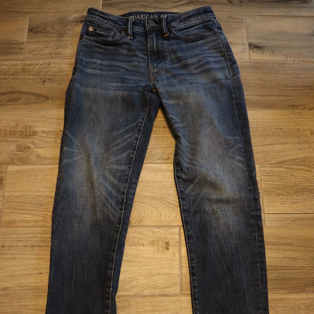 American Eagle 28x34 Mens Jeans, Slim, Blue